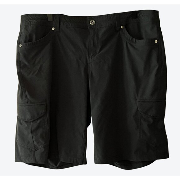 Kuhl Women's Size 16 Freeflex Cargo Stretch Shorts Charcoal Gray 36" x 10" - Picture 1 of 8
